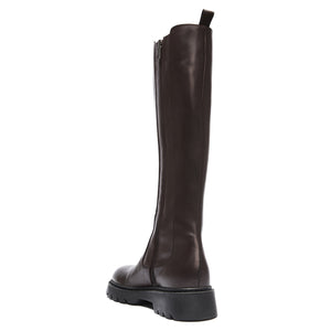 High boot dark brown