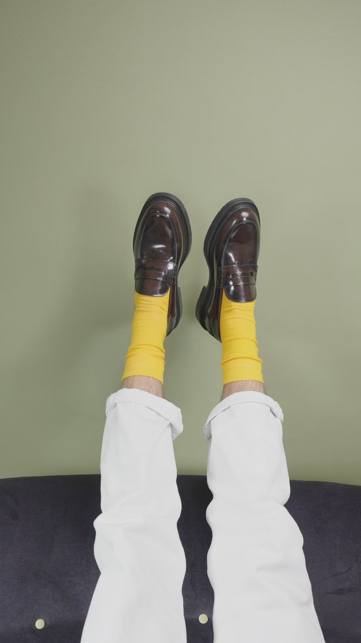 Penny loafer brown