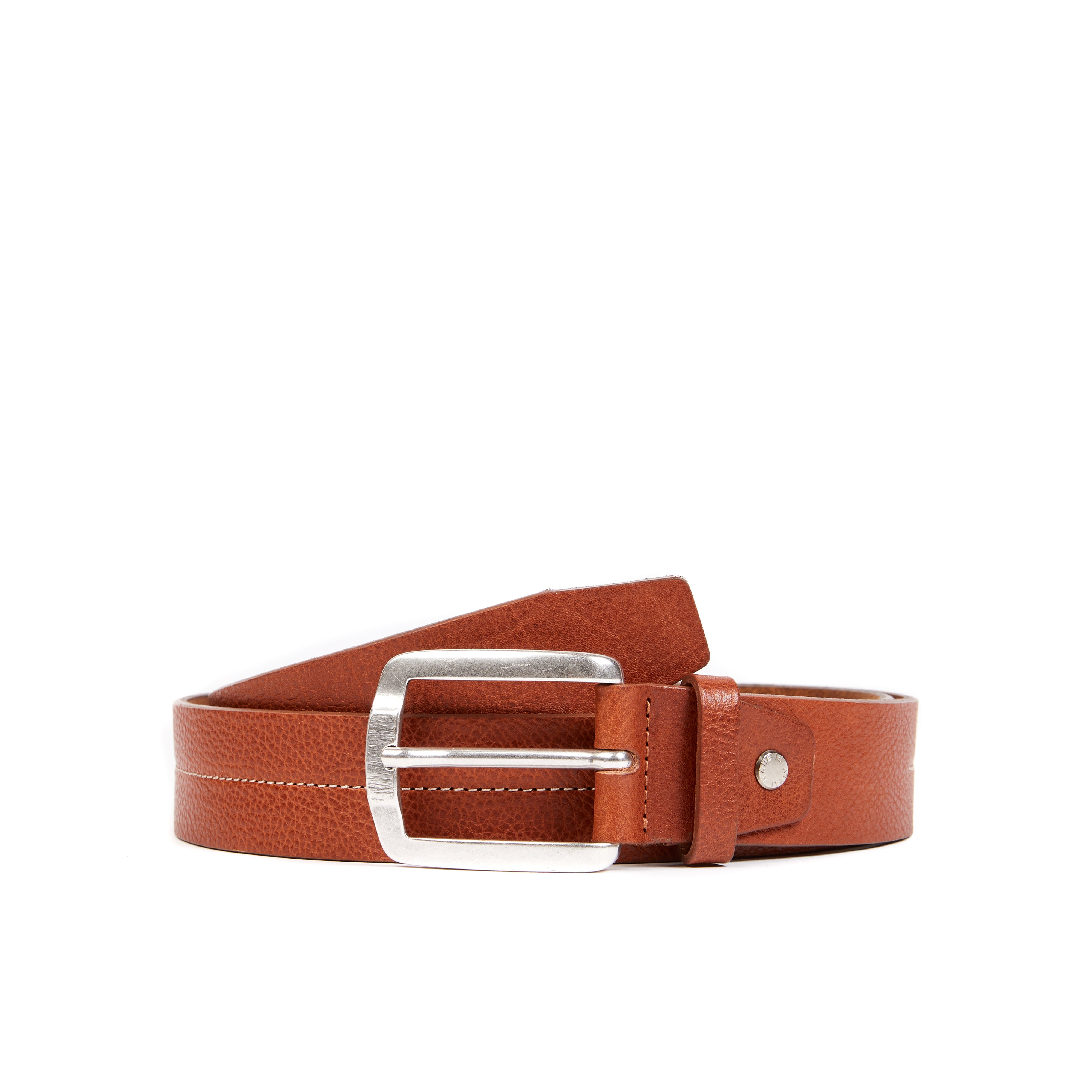 Embossed brown belt