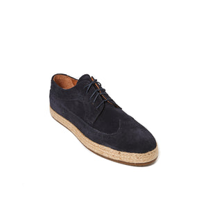 Wing cap derby navy