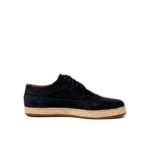 Wing cap derby navy