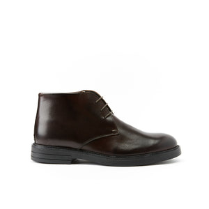 Plain chukka boot dark brown