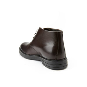 Plain chukka boot dark brown