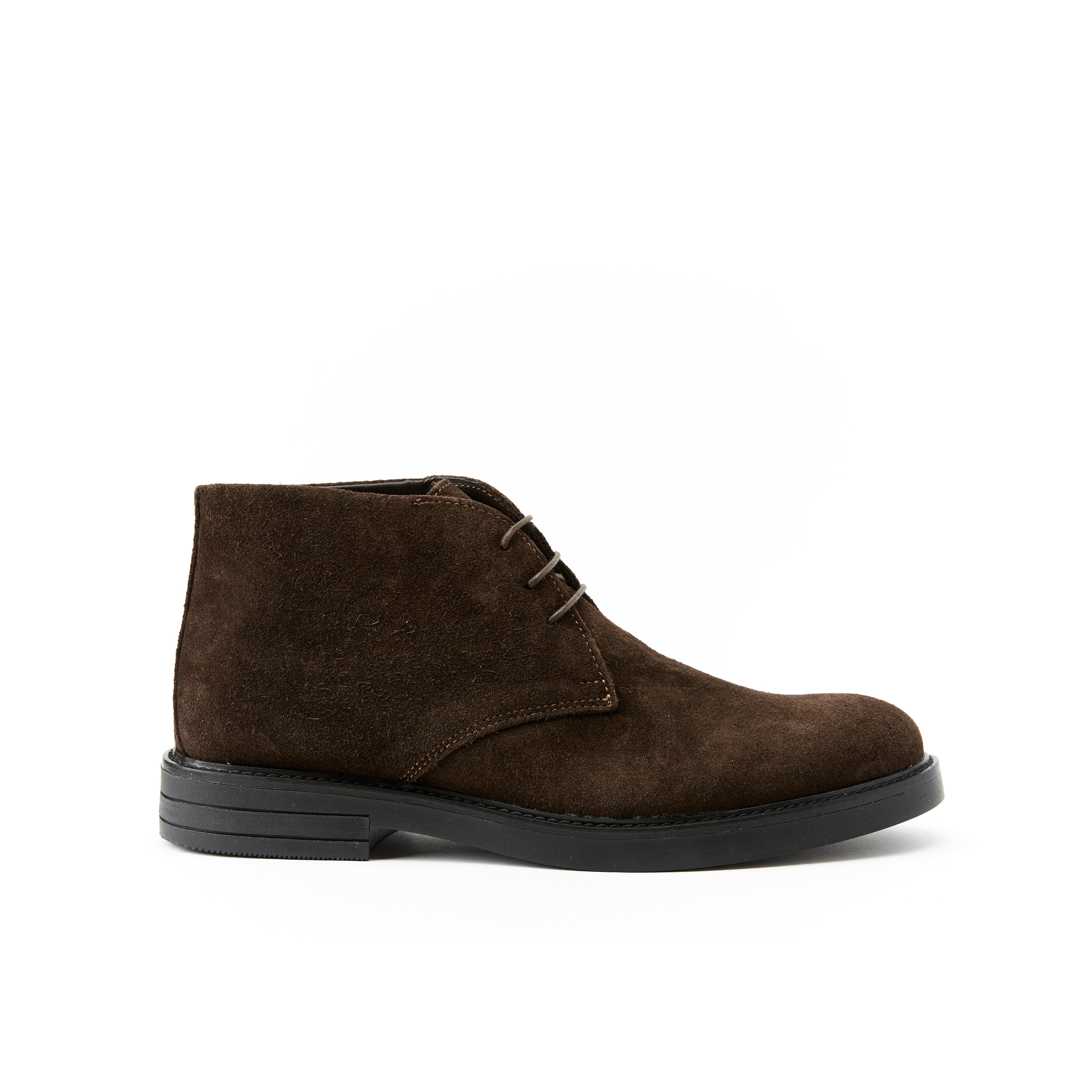 Plain chukka boot dark brown