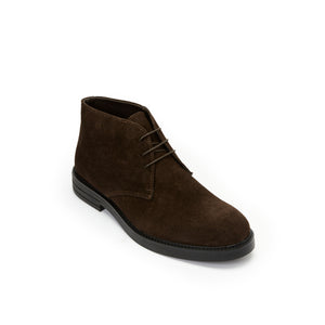 Plain chukka boot dark brown