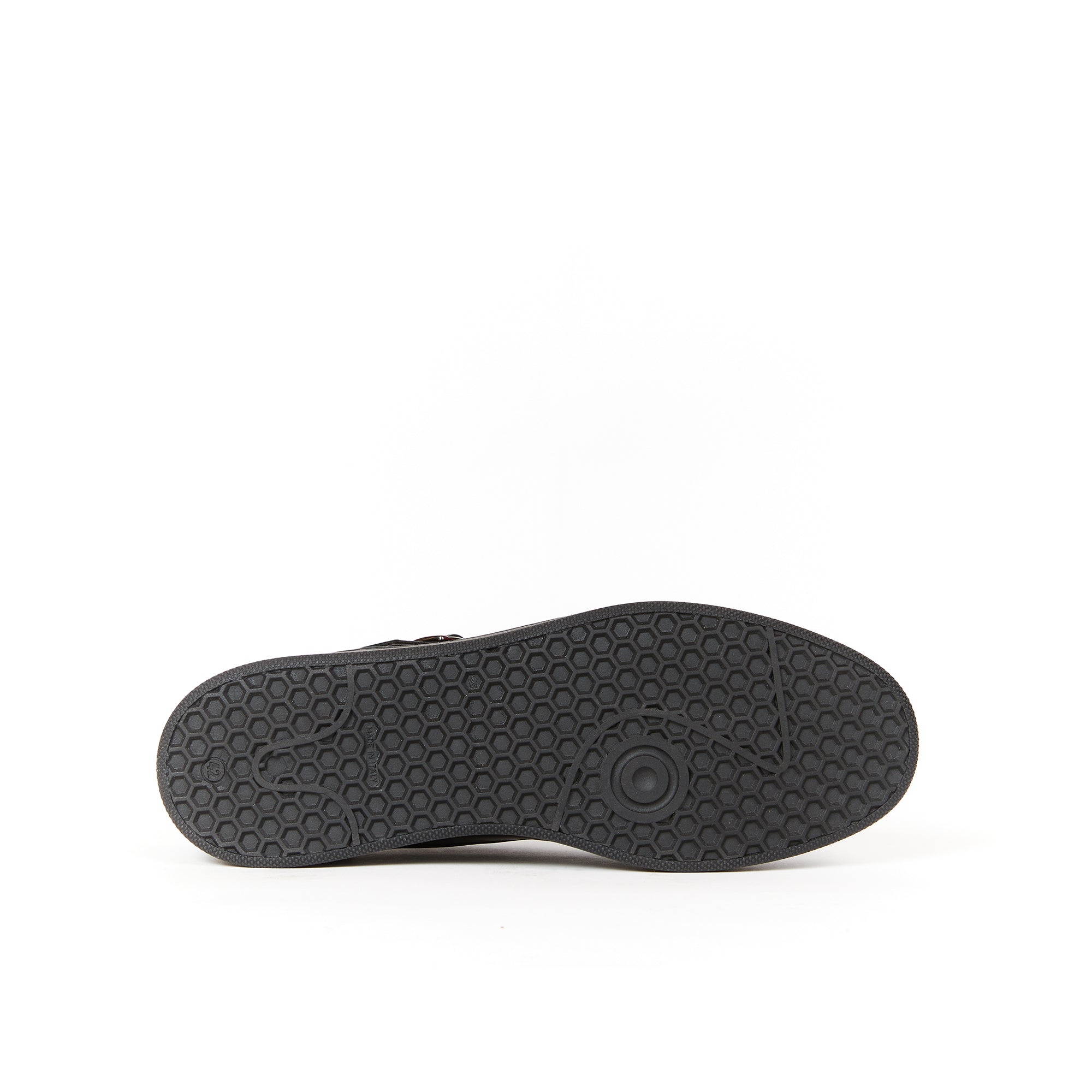 Monk strap sneaker black