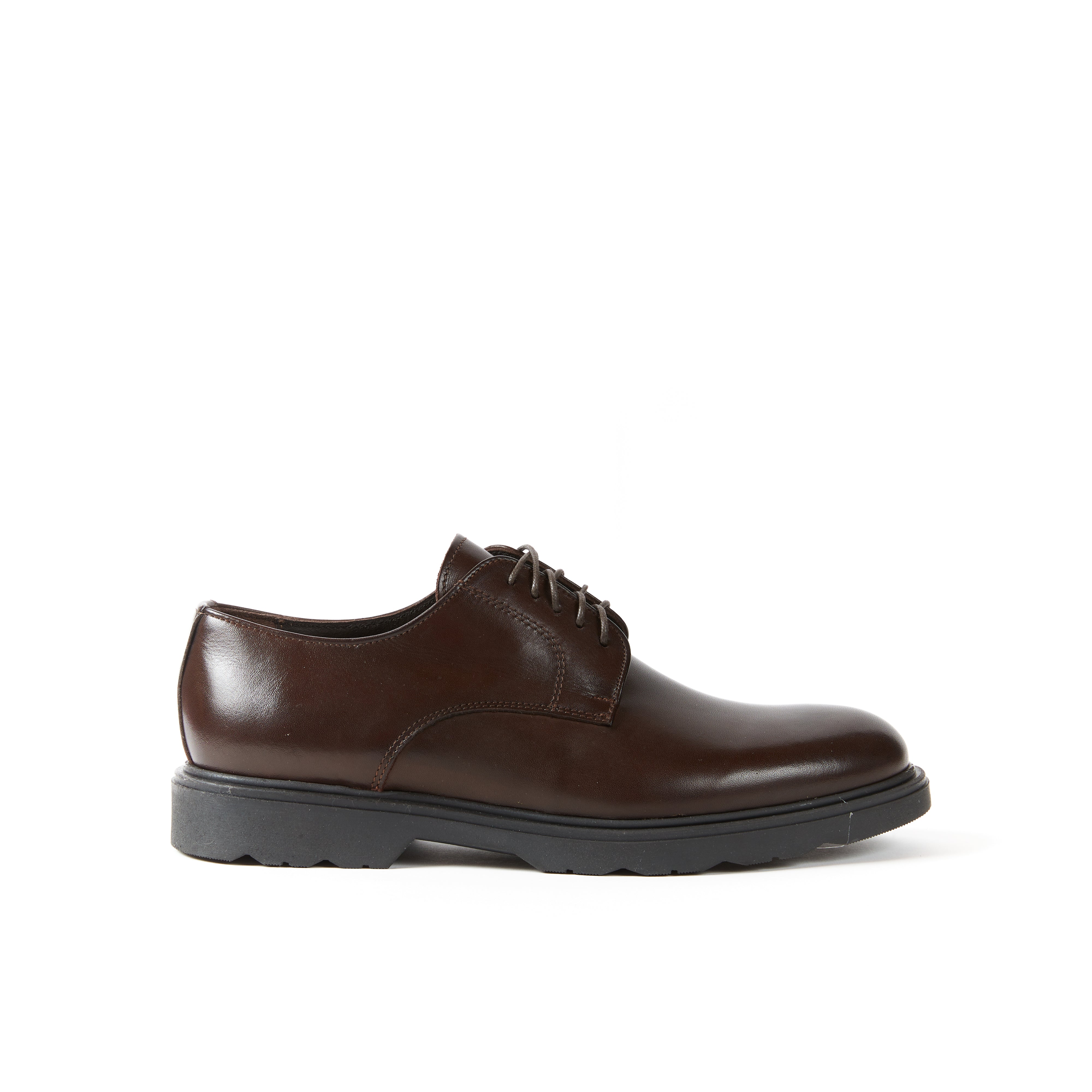 Plain derby dark brown