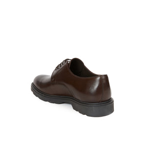 Plain derby dark brown