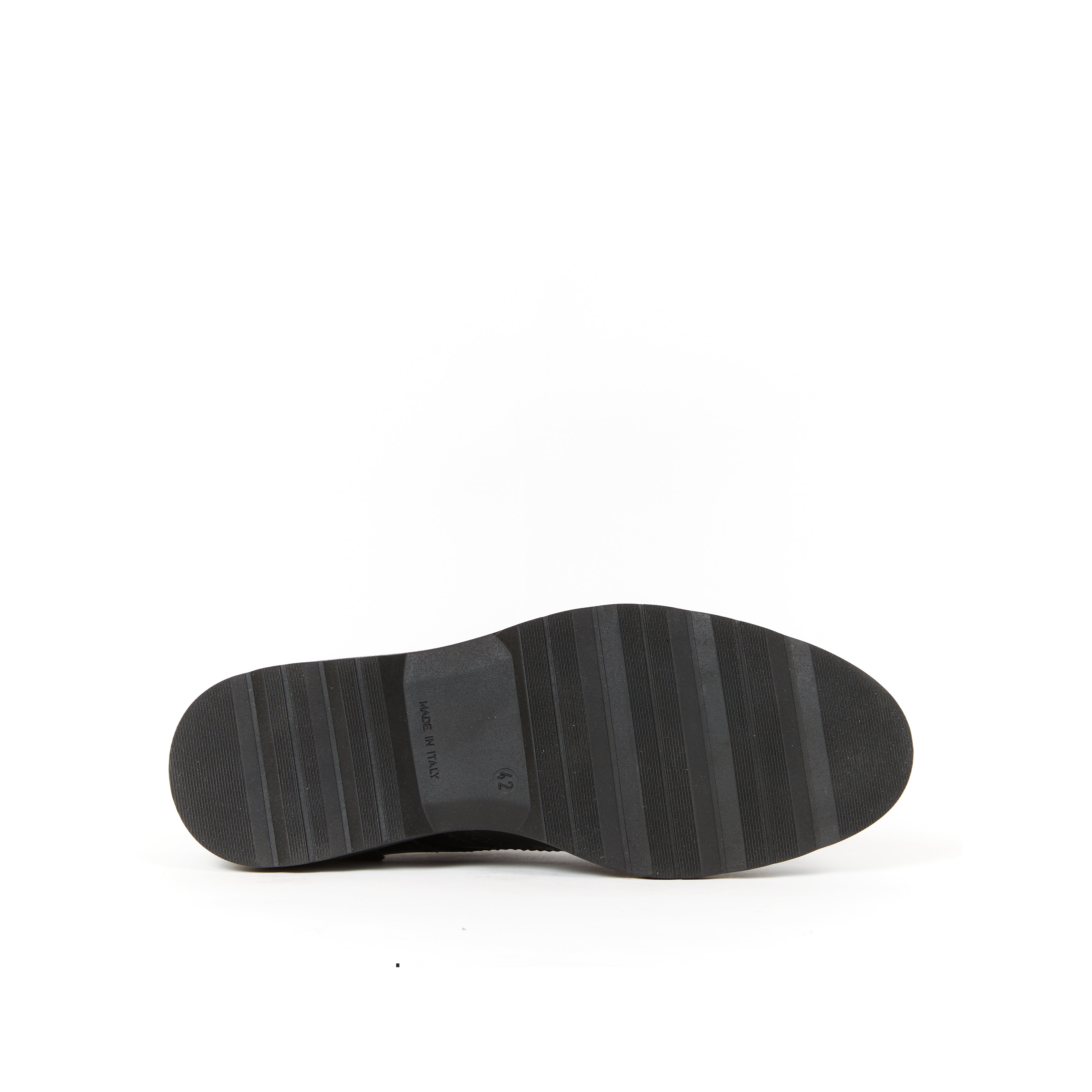 Wing cap derby black