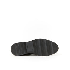 Wing cap derby black