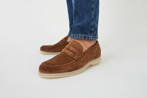 Moccasin tabacco brown