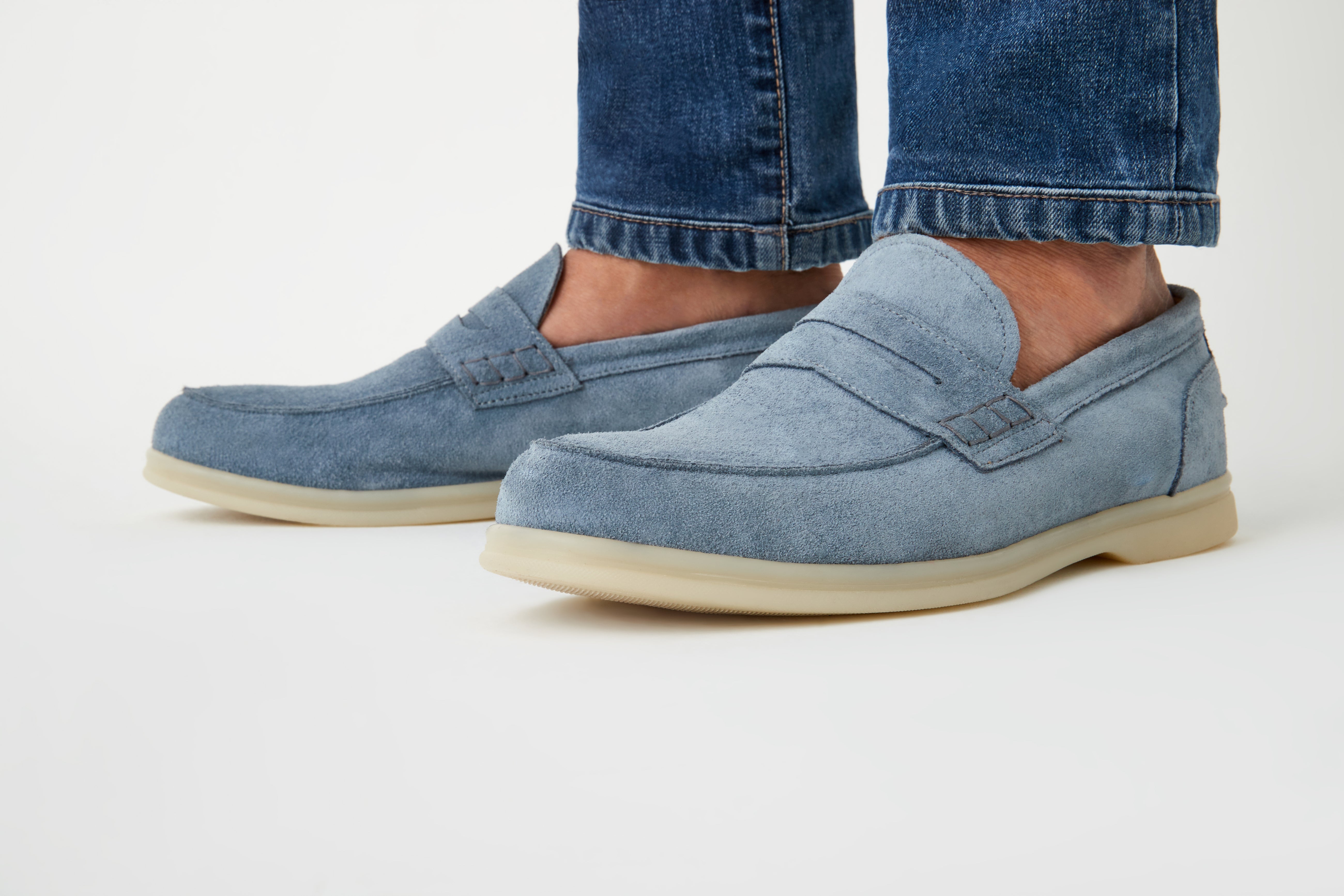 Moccasin light blue