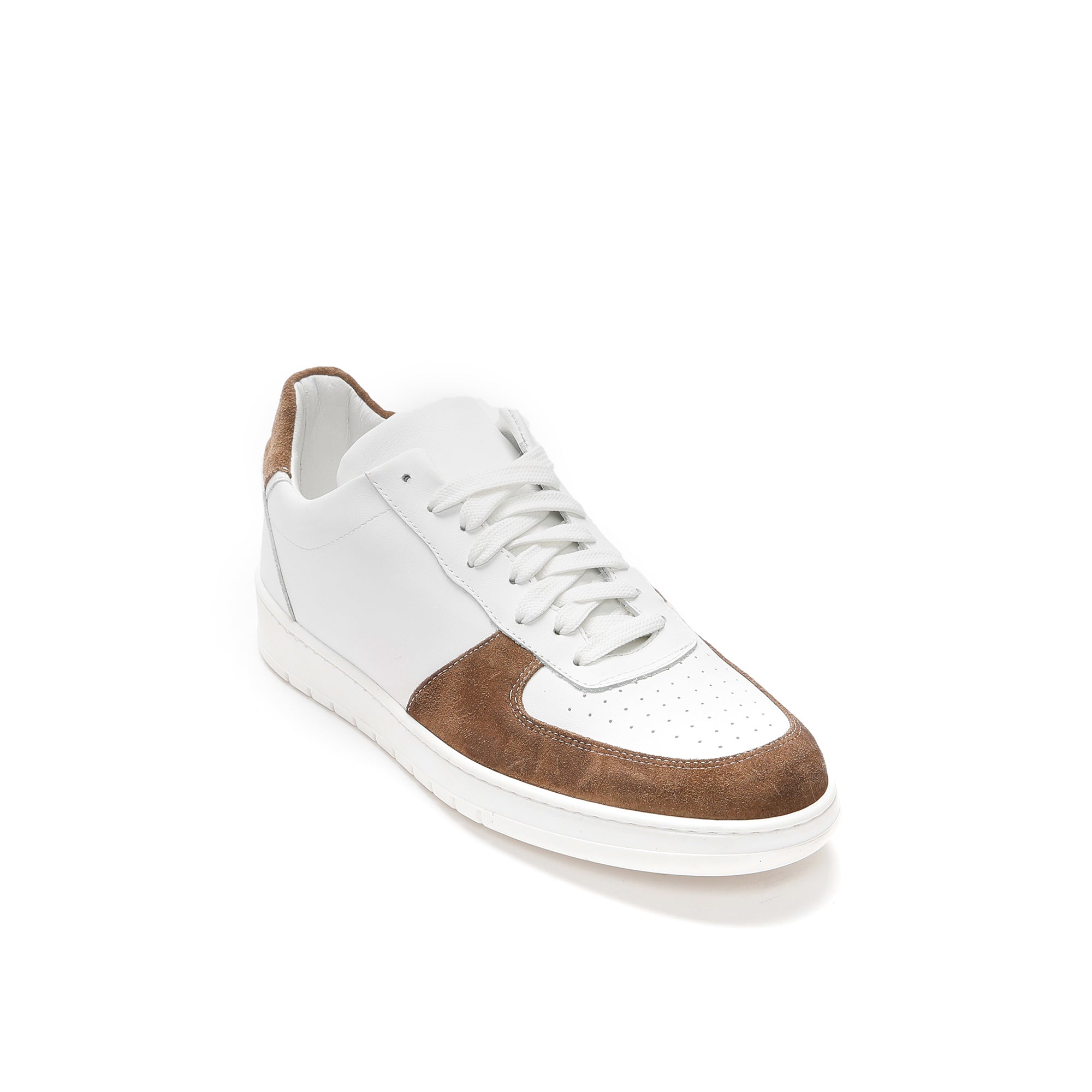 Sneaker white & brown