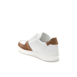 Sneaker white & brown