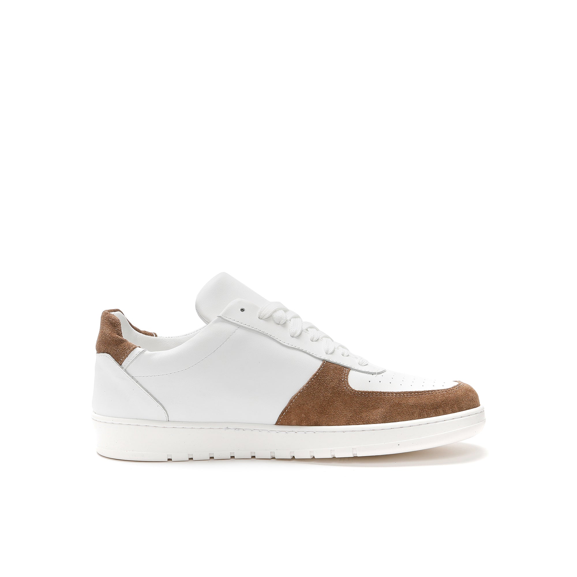 Sneaker white & brown