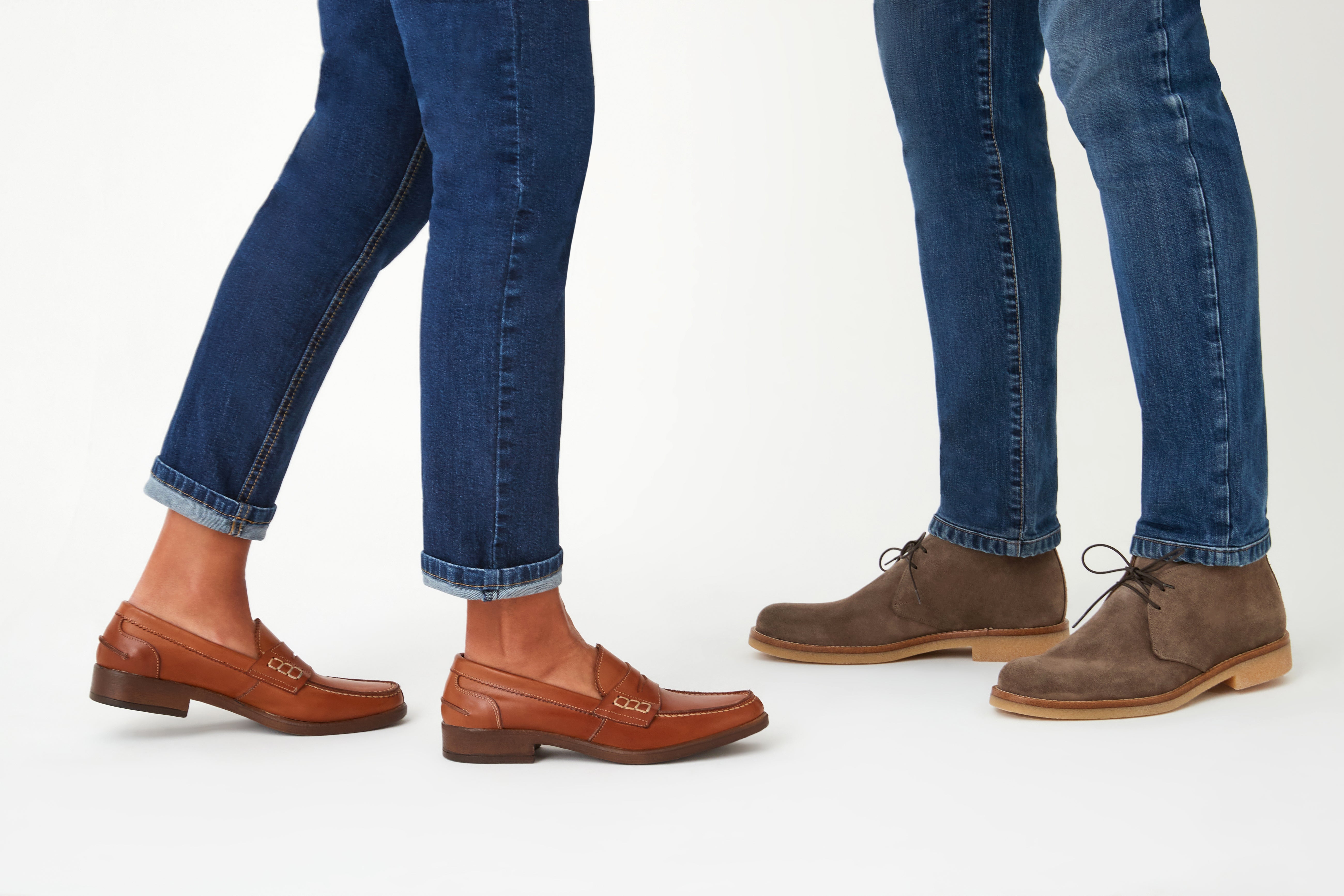 Penny moccasin tan brown