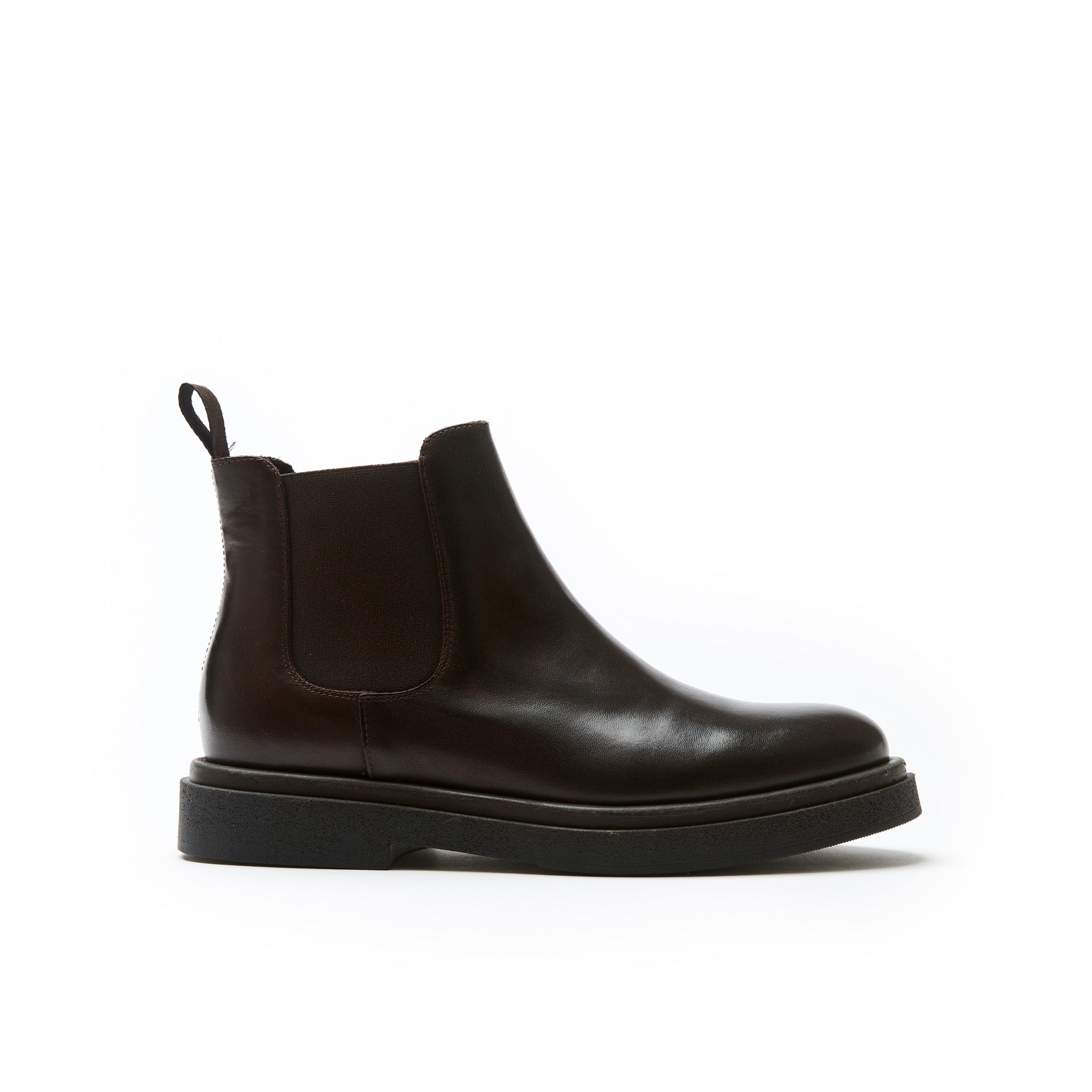 Plain chelsea boot dark brown