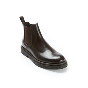 Plain chelsea boot dark brown