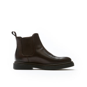 Plain chelsea boot dark brown