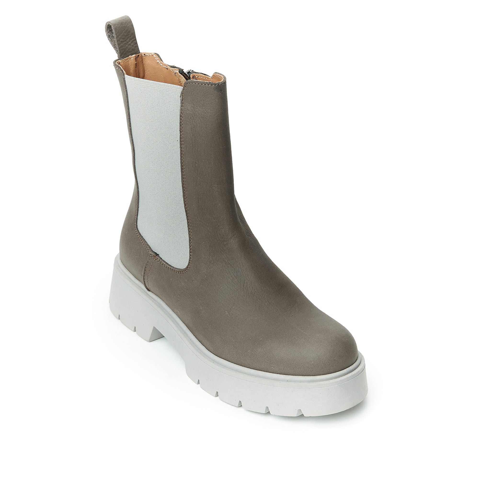 Plain chelsea boot grey