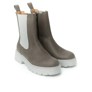 Plain chelsea boot grey