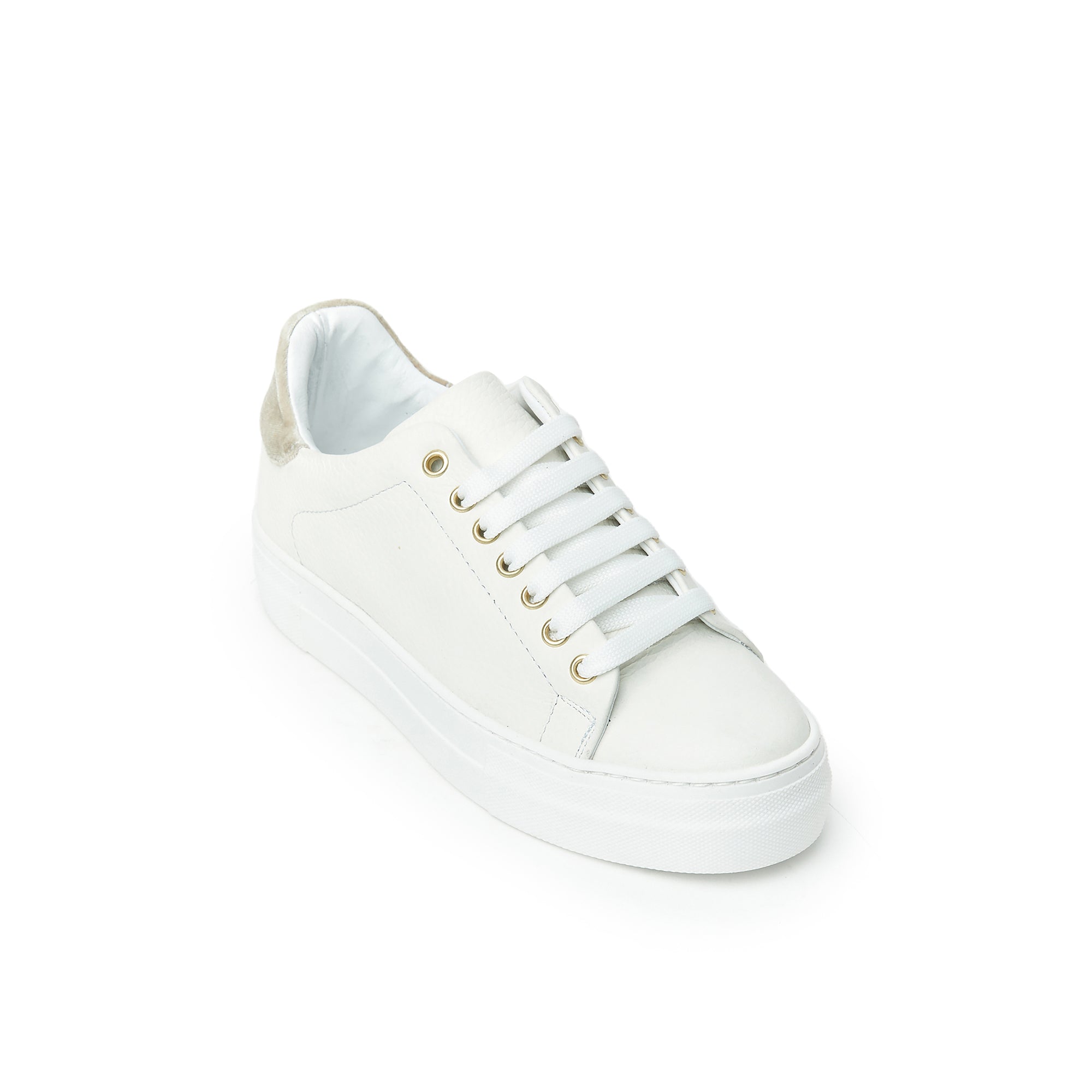 Sneaker cream white and beige
