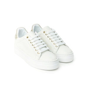 Sneaker cream white and beige