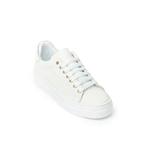Sneaker cream white and pink