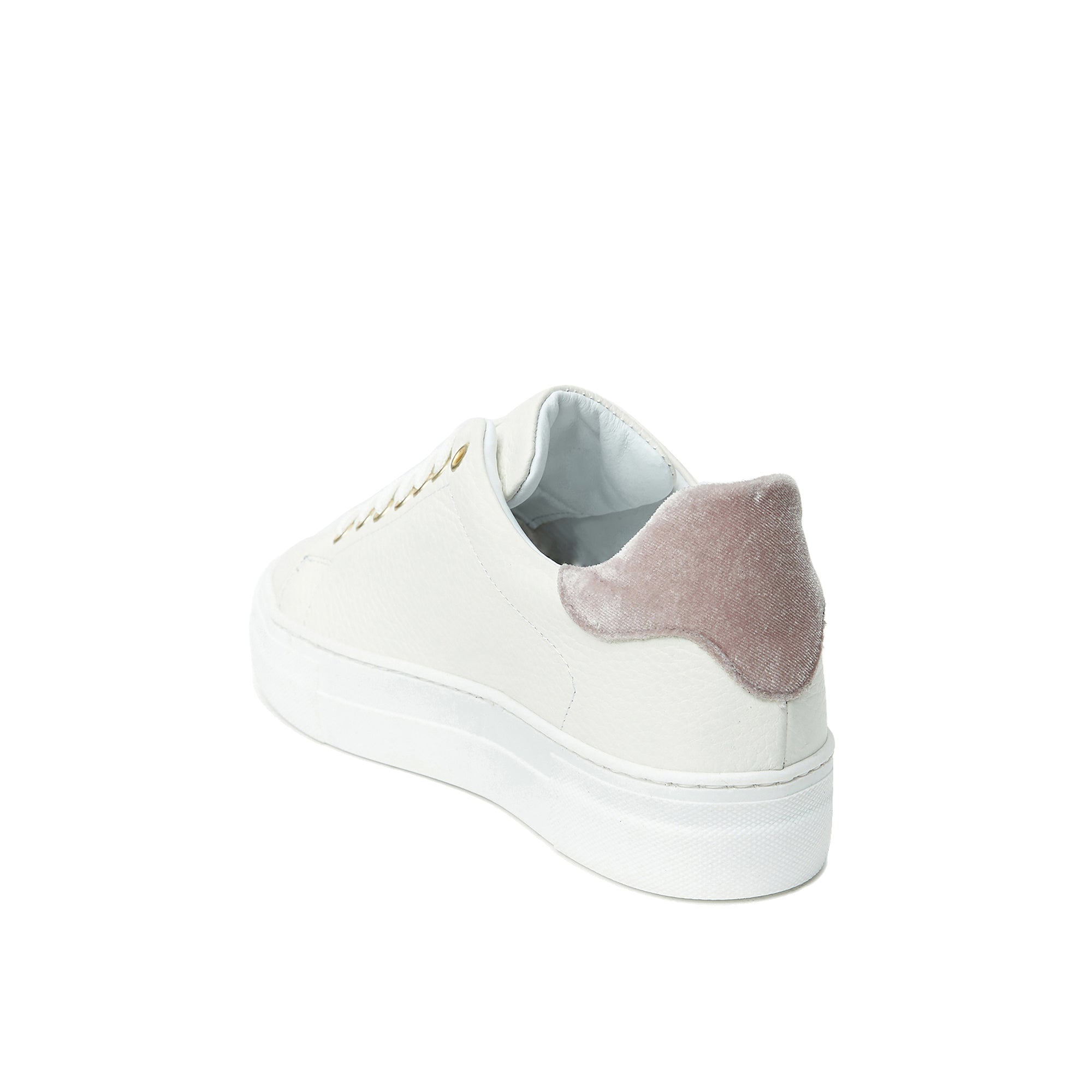 Sneaker cream white and pink