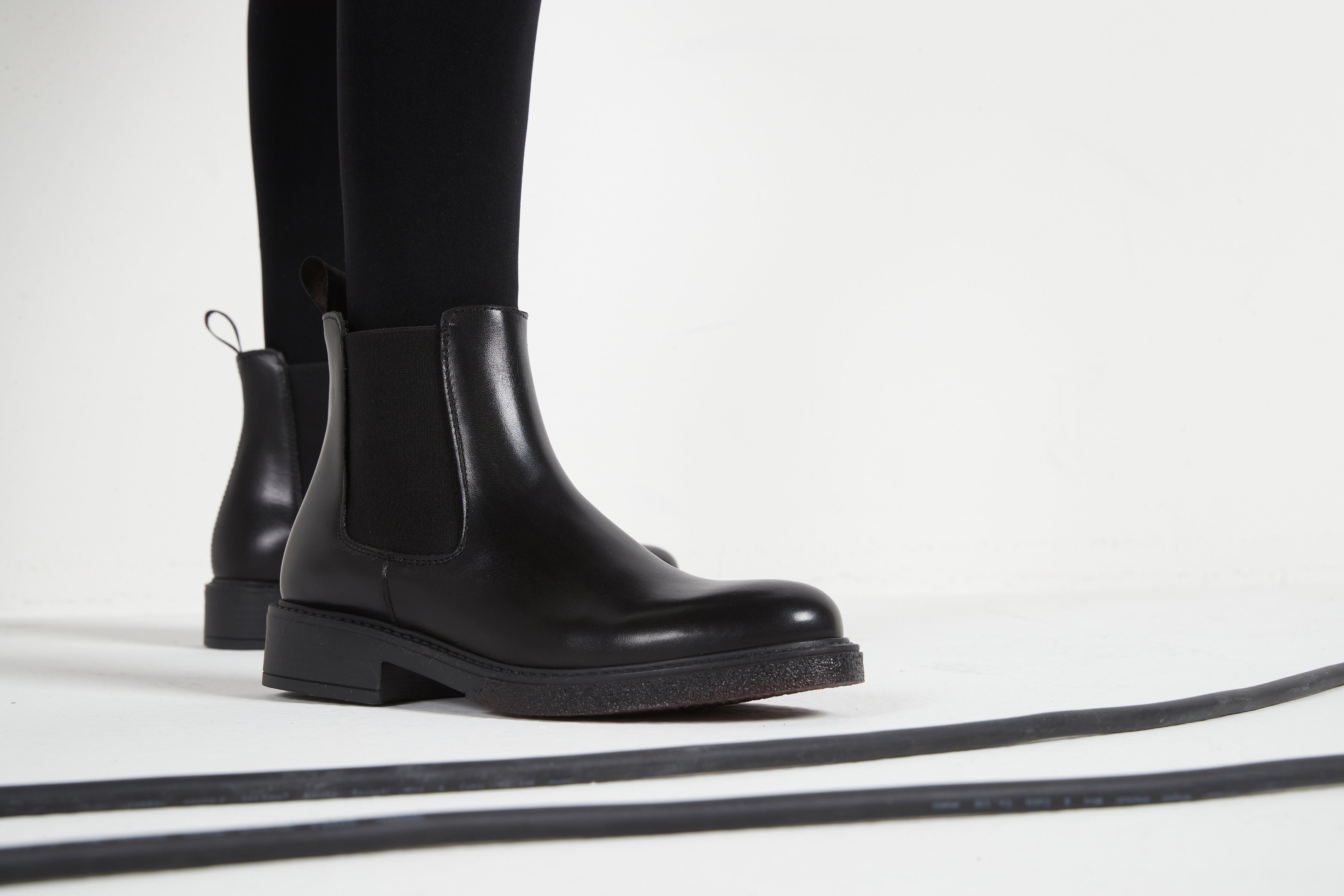 Plain chelsea boot black