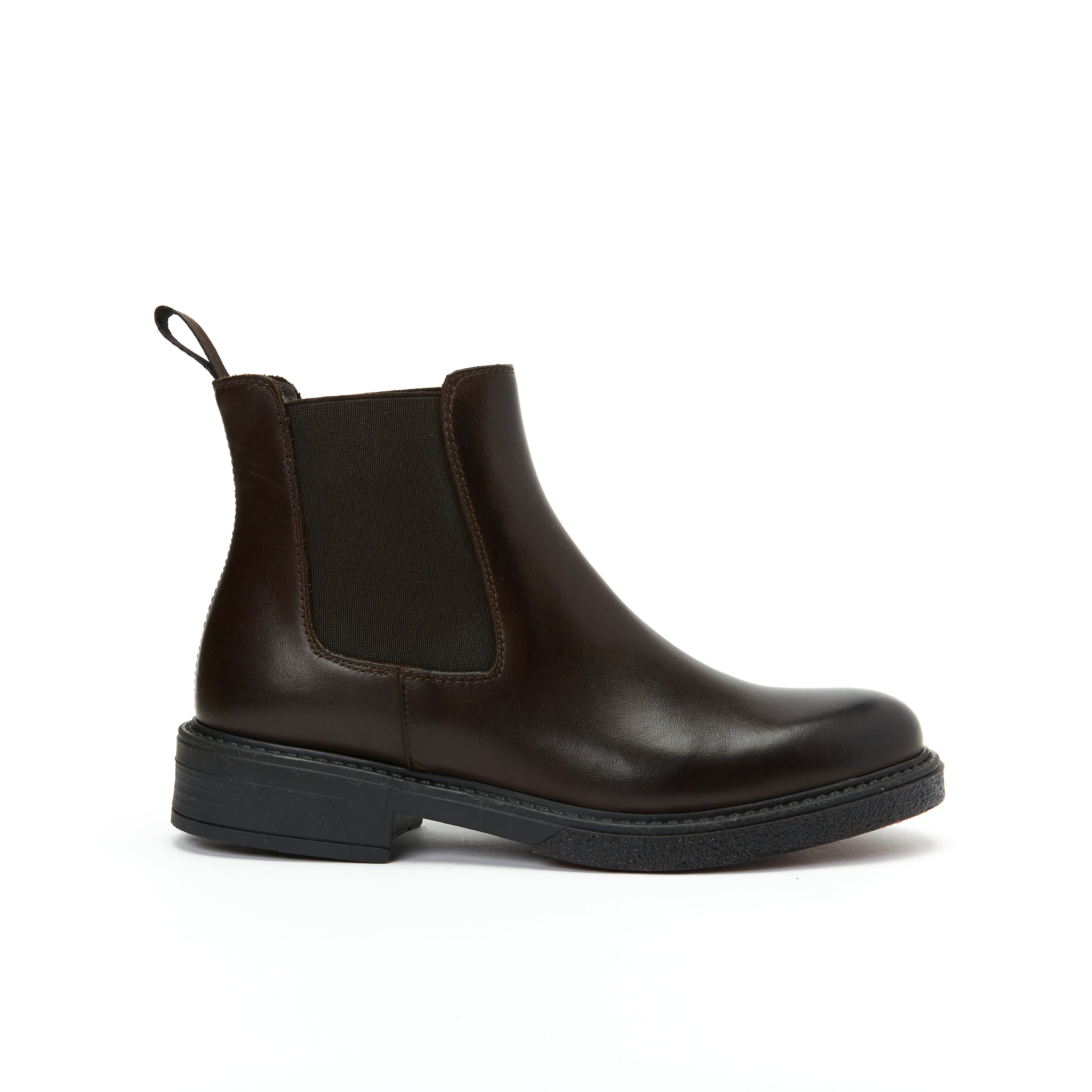 Plain chelsea boot dark brown