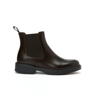 Plain chelsea boot dark brown