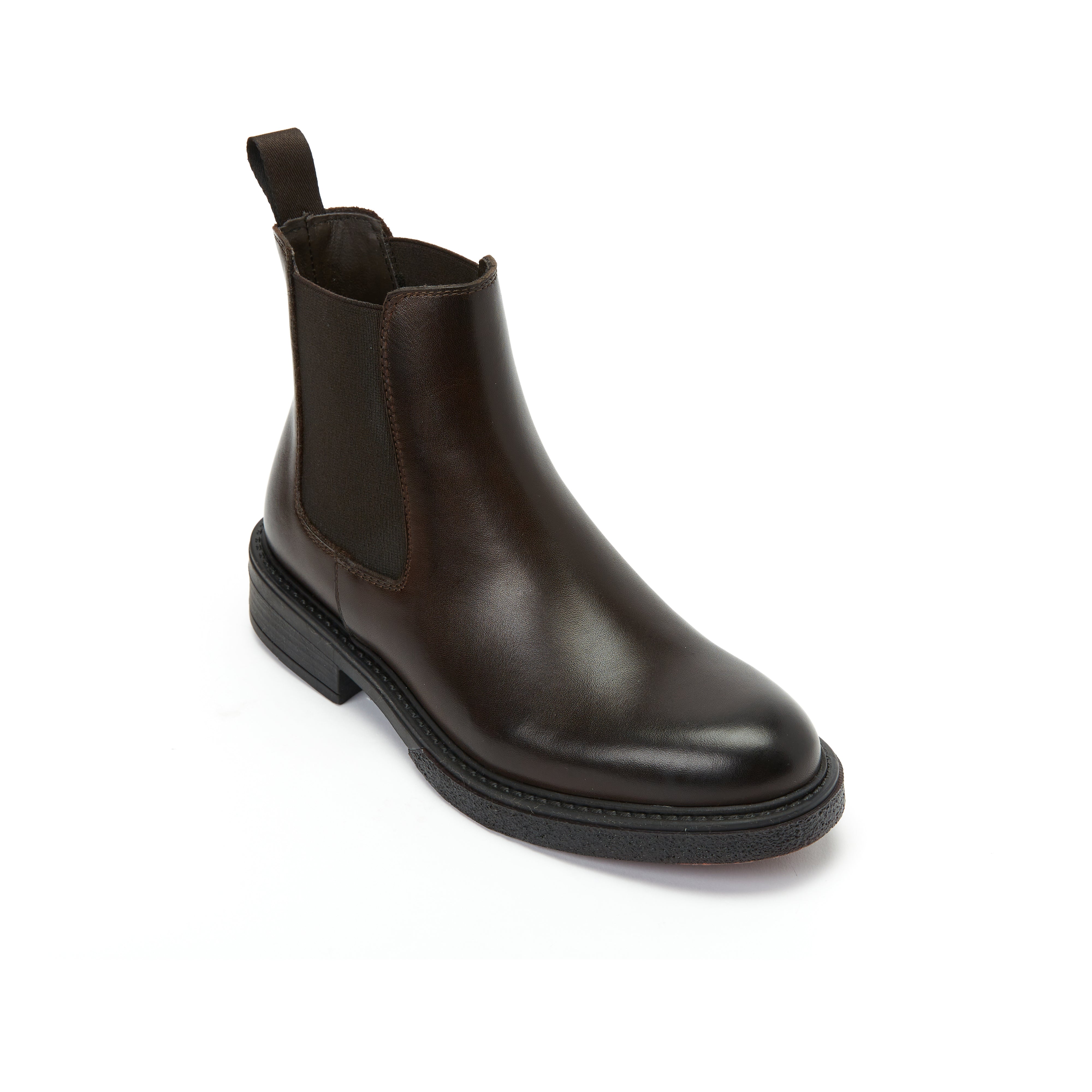 Plain chelsea boot dark brown