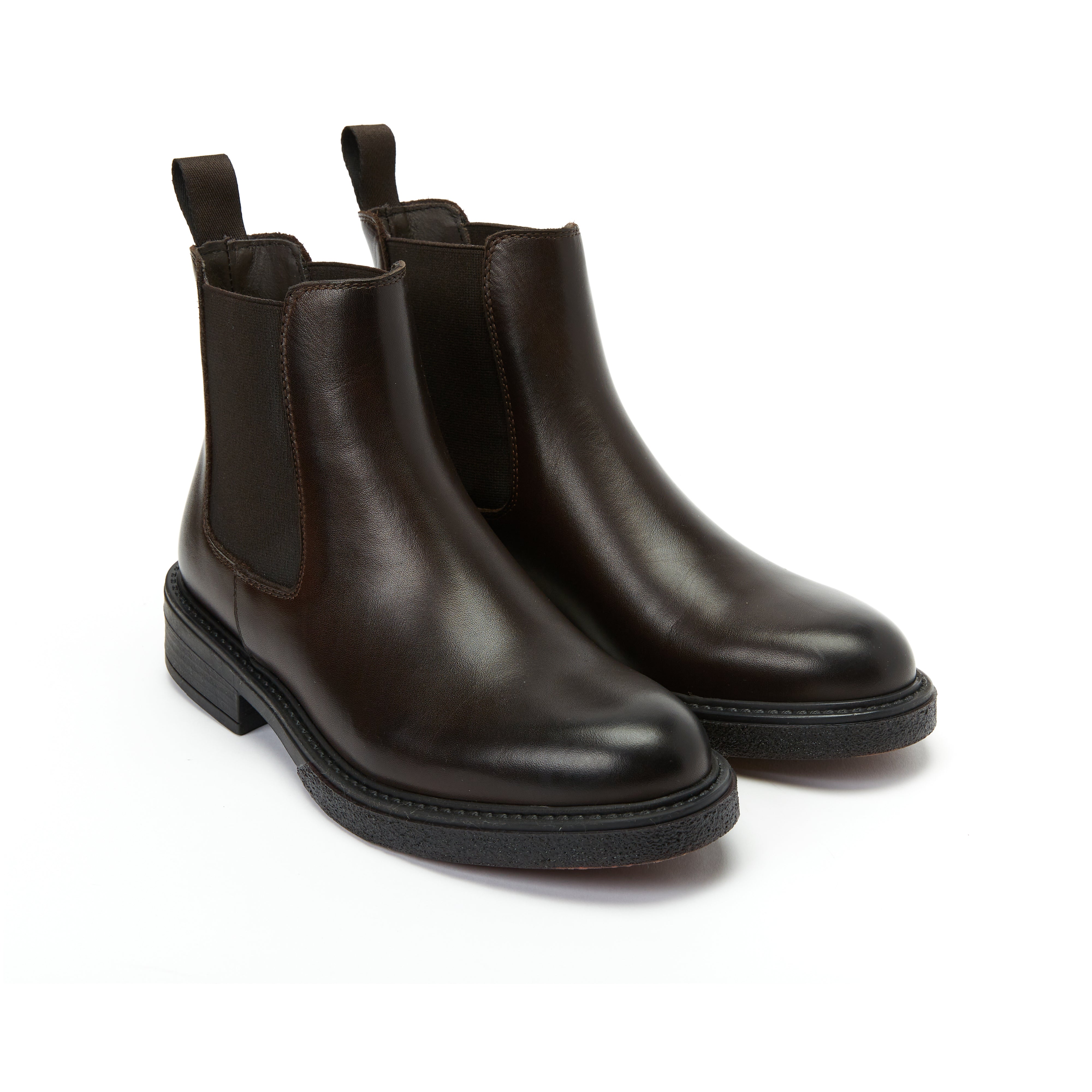 Plain chelsea boot dark brown
