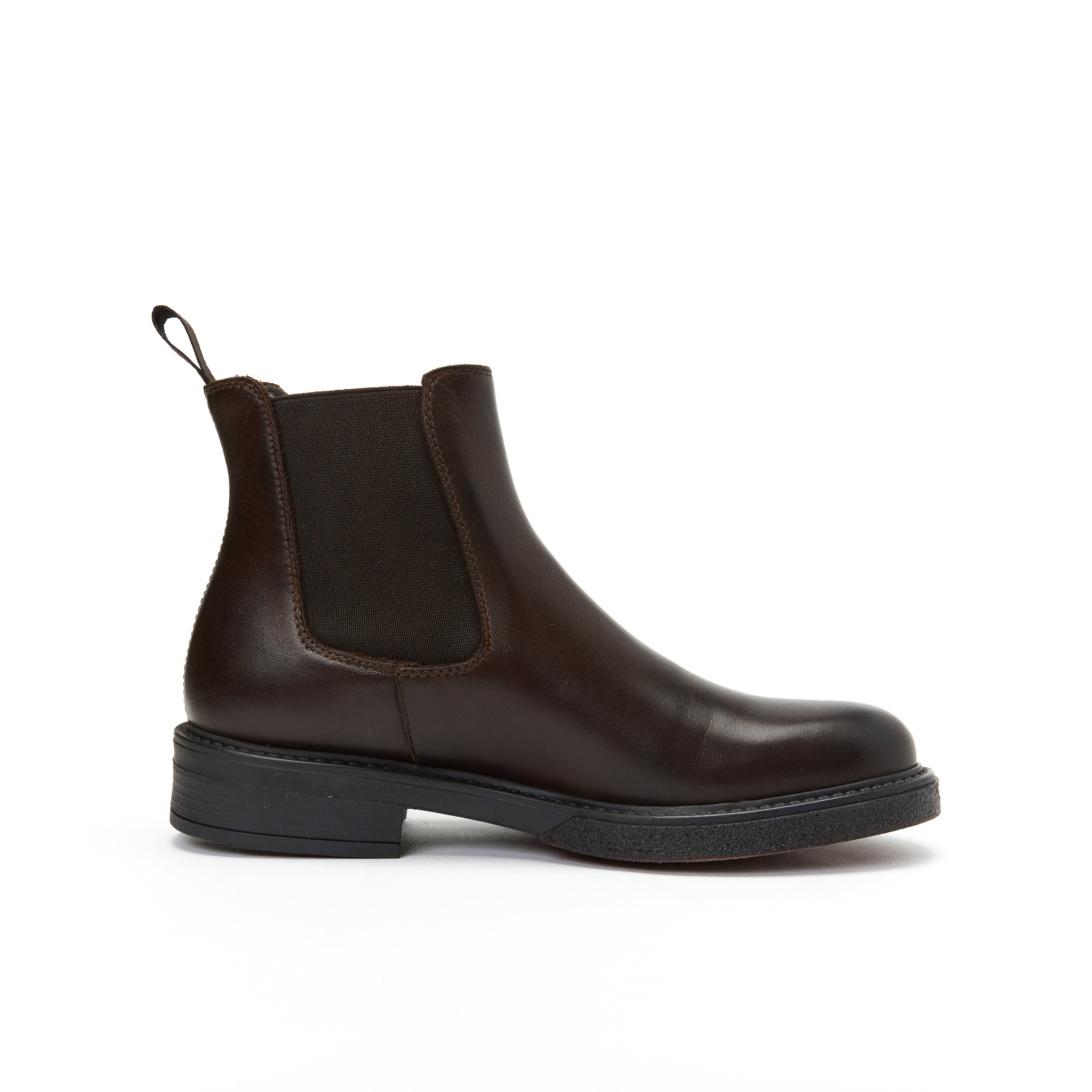 Plain chelsea boot dark brown