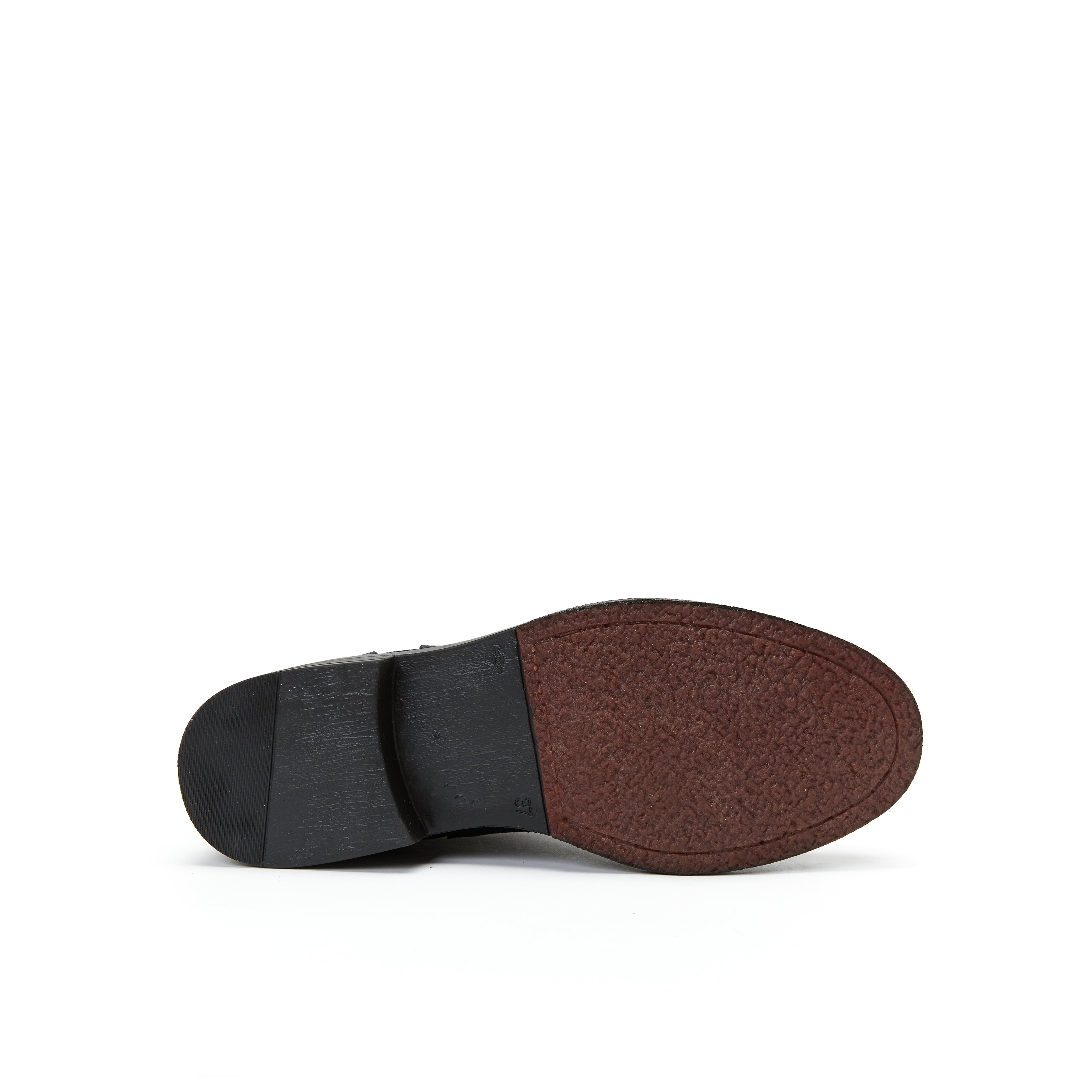 Wing cap chelsea boot navy