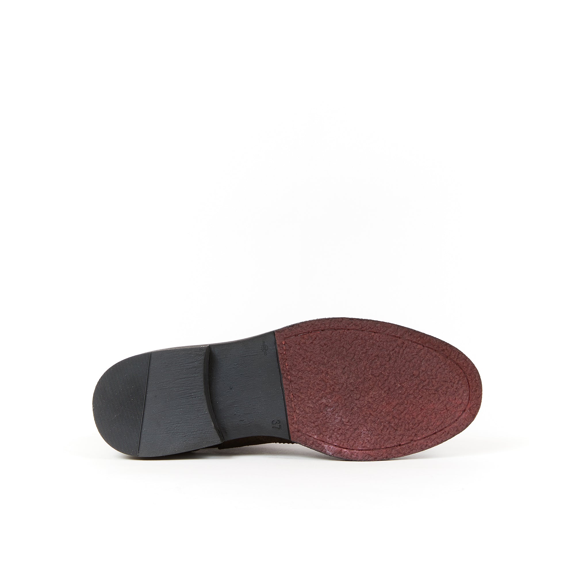 Wing cap chelsea boot dark brown