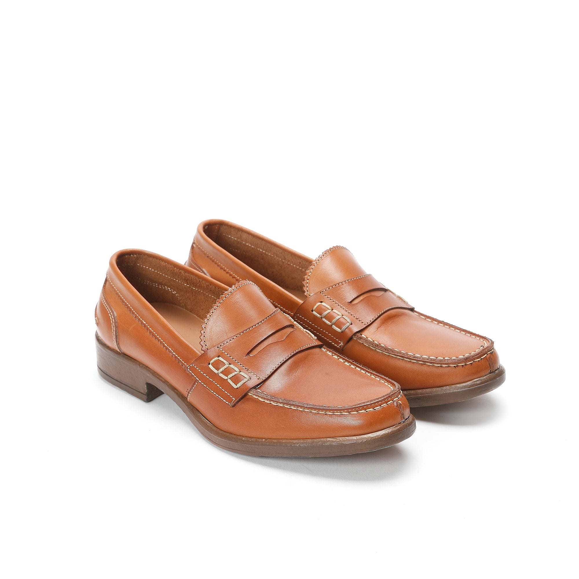 Penny moccasin tan brown