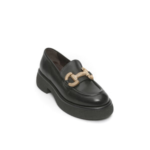 Chunky bit moccasin black
