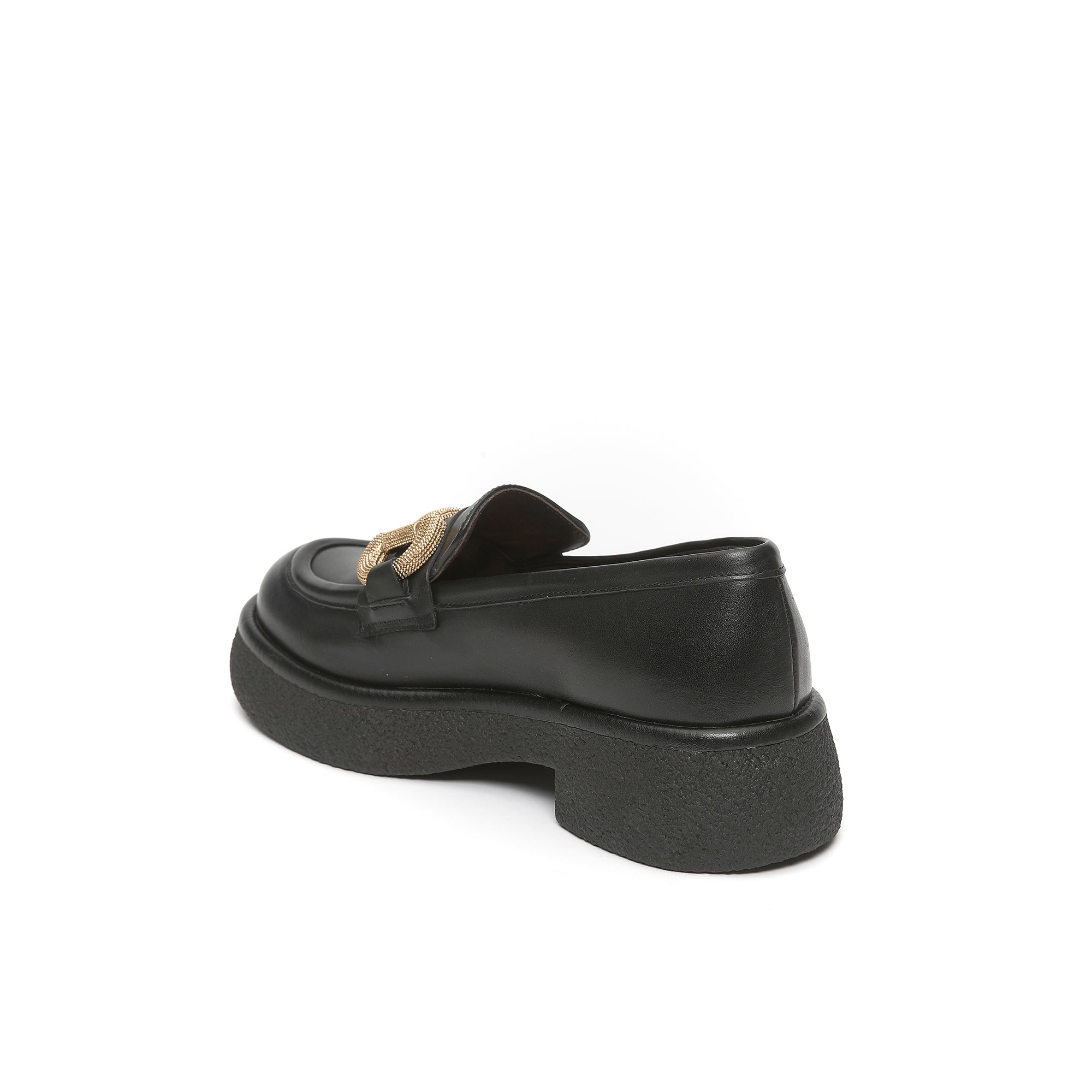 Chunky bit moccasin black