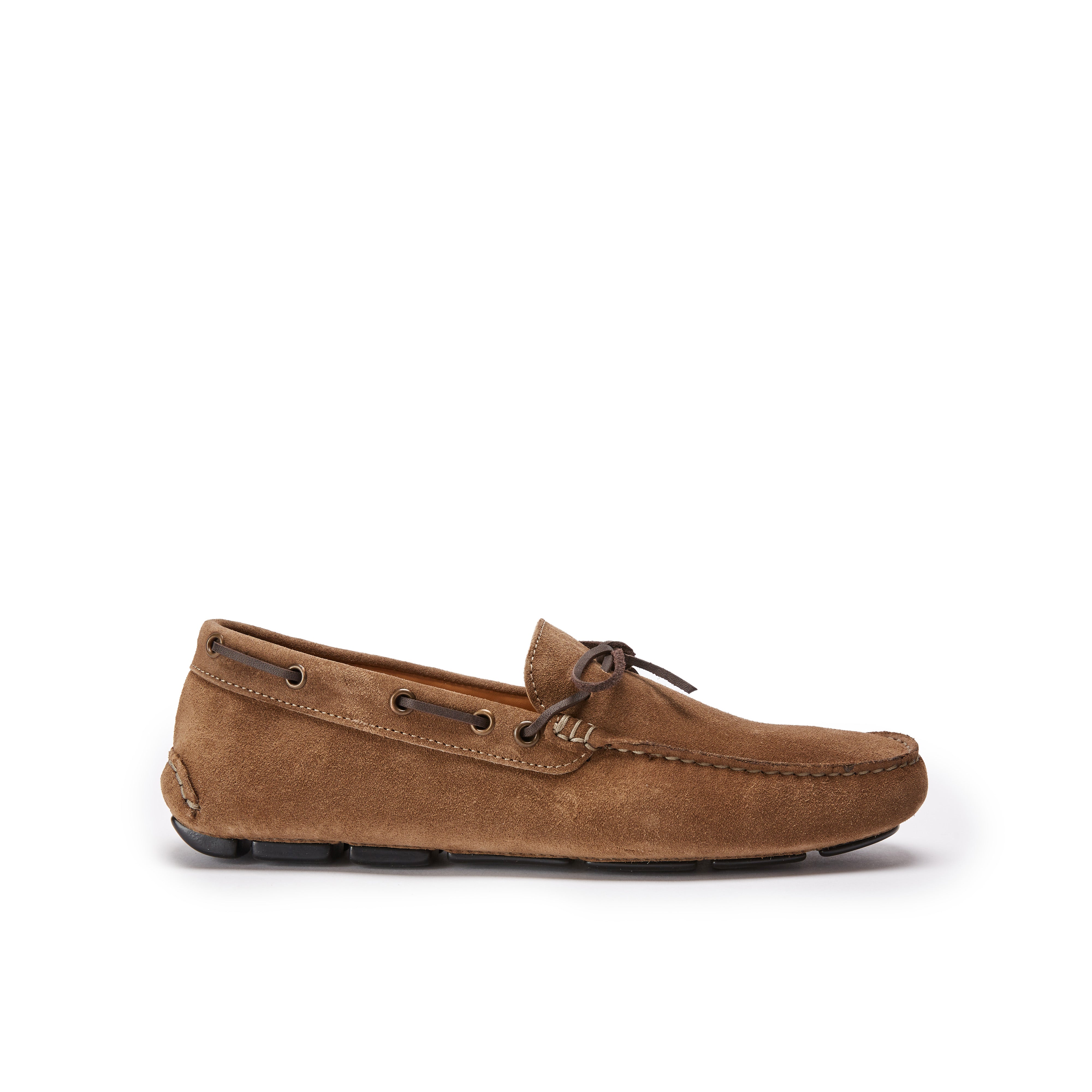 Laced moccasin brown