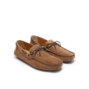 Laced moccasin brown