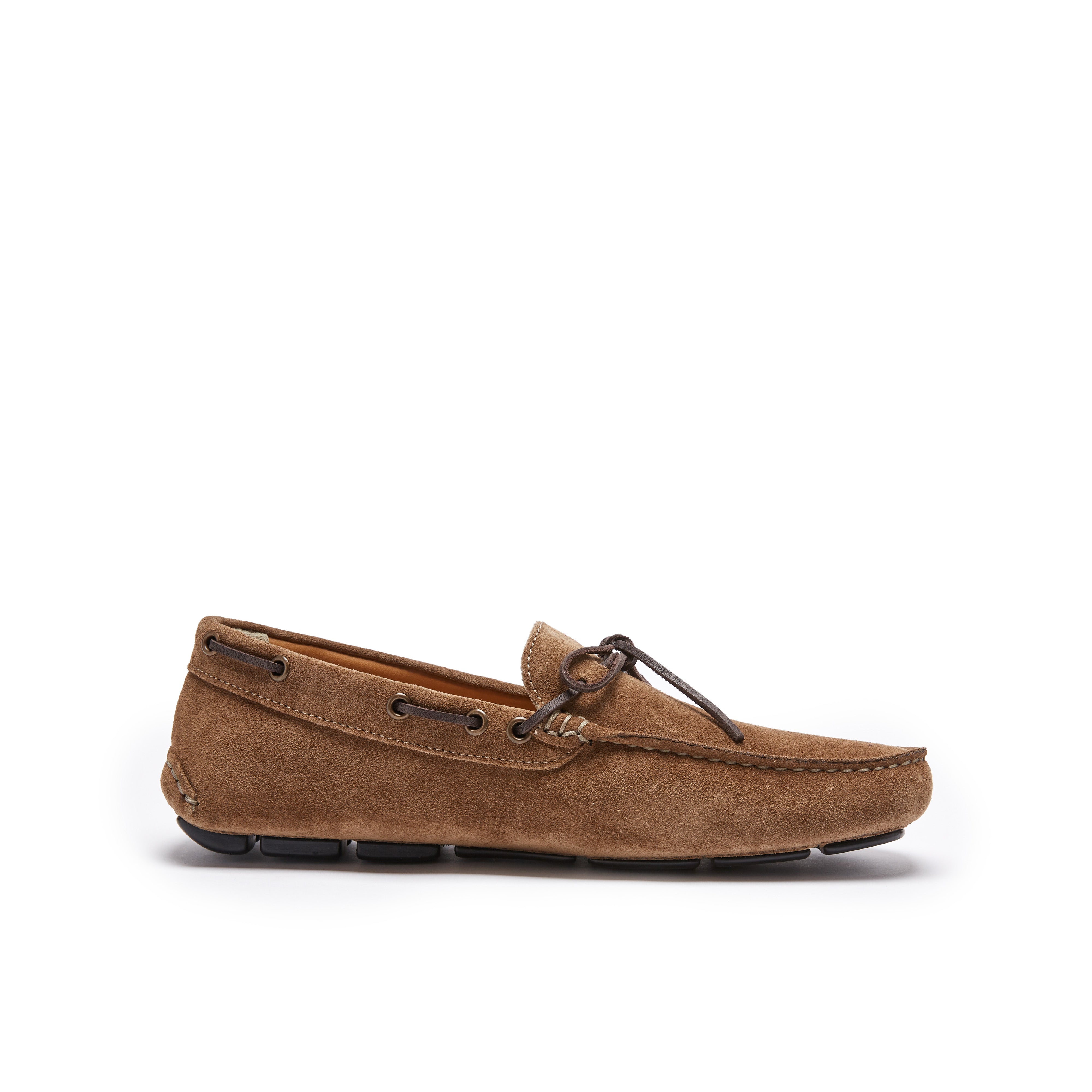 Laced moccasin brown