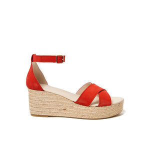 Sandal orange red