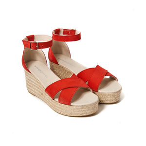 Sandal orange red