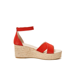 Sandal orange red